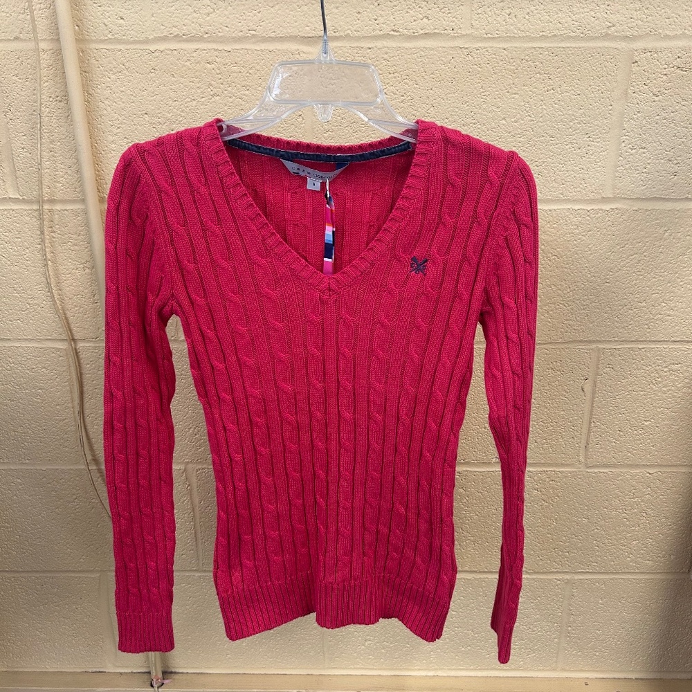 Crew Clothing Company cable knit sweater